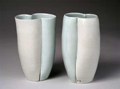 Porcelain Folded Vases